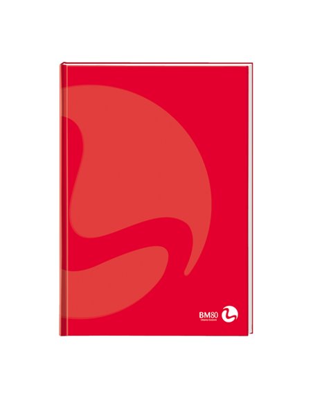 MAXIQUADERNO CARTONATO A4 80gr 96fg+1 1rigo COLOR 80 BM 0105364 BM QUADERNI CARTONATI