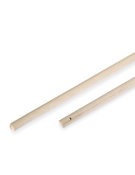 MANICO LEGNO 140cm con FORO art. 0037A PerfettoFactory 0037A PerfettoFactory ACCESSORI PER PULIZIA AMBIENTI