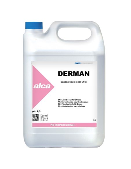 SAPONE LIQUIDO Tanica 5Lt Derman Alca ALC575 ALCA SAPONI E PASTE LAVAMANI