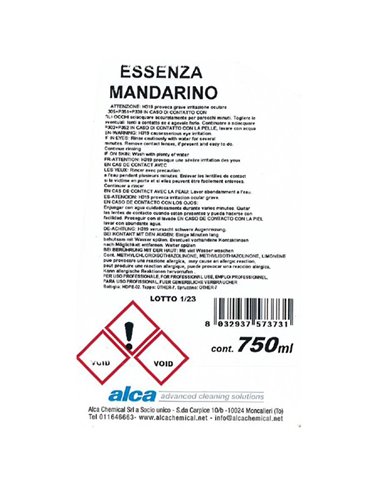 PROFUMATORE Essenza Mandarino 750ml Alca ALC392