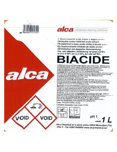 DISINCROSTANTE Biacide 1Lt Alca ALC542 ALCA DETERGENTI-DETERSIVI PER PULIZIA