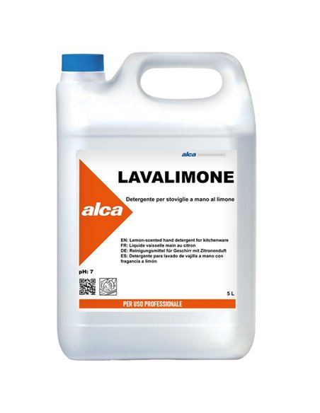 DETERSIVO PIATTI Lavalimone Tanica 5Lt Alca ALC585 ALCA DETERGENTI-DETERSIVI PER PULIZIA