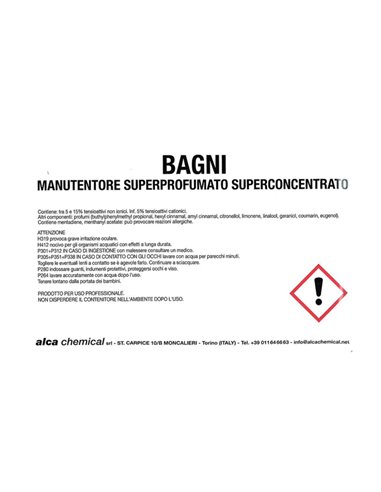BUSTINA 50ML MANUTENTORE BAGNI Linea Monodose Alca ALC1039 ALCA DETERGENTI-DETERSIVI PER PULIZIA