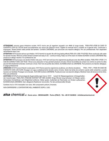 BUSTINA 50ML SGRASSATORE SUPERCONCENTRATO Linea Monodose Alca ALC1038 ALCA DETERGENTI-DETERSIVI PER PULIZIA