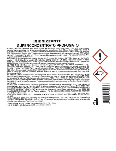 Bustina 50ml igienizzante super concentrato-profumato Linea Monodose Alca ALC1043