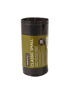 20 SACCHI RIFIUTI 50X60CM-30Lt 10µ NERO Classic 0359