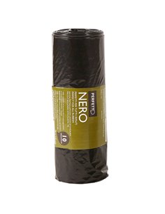 10 SACCHI RIFIUTI 70X110CM-116Lt 20µ NERO Classic 0360