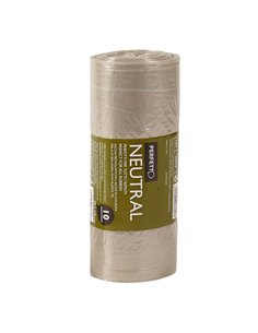 10 SACCHI RIFIUTI 70X110CM-116Lt 20µ TRASPARENTE Classic 0360A PERFETTO SACCHI RIFIUTI