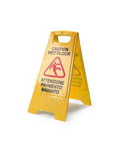 CARTELLO "Pavimento Bagnato" 30x62cm PerfettoFactory 0466
