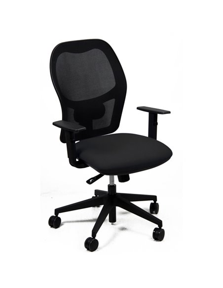 Seduta operativa Hubble HUHU nero 4 blocchi con braccioli regolabili HUHU/BR/EN Unisit SEDUTE OPERATIVE