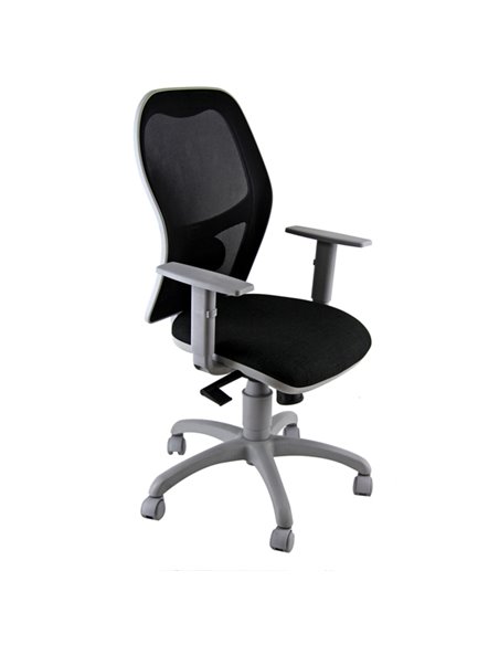 Seduta operativa Hubble Grafix HUGR nero/grigio con braccioli regolabili HUGR/BR/EN