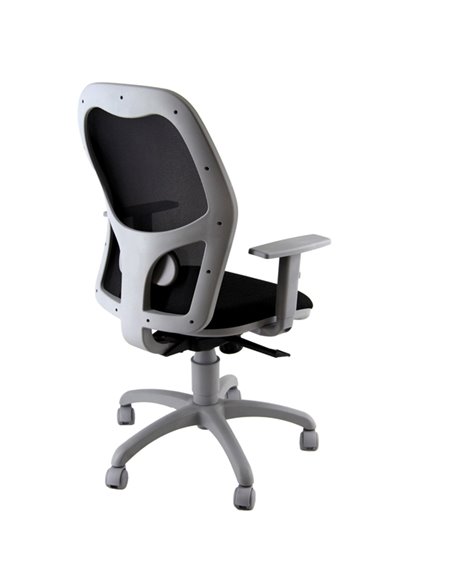 Seduta operativa Hubble Grafix HUGR nero/grigio con braccioli regolabili HUGR/BR/EN