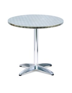 TAVOLO TONDO Bar IN ALLUMINIO Ø70cm - H70cm 40404D SERENA GROUP TAVOLI BAR