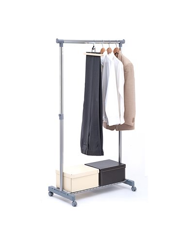 STENDER APPENDIABITI 87CM CON PORTAOGGETTI AC9001 AC9001GR SERENA GROUP APPENDIABITI