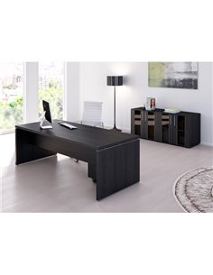 SCRIVANIA DIREZIONALE 210X90cm NERO VEN. - PRESTIGE 902-8 ARTEXPORT SCRIVANIE E TAVOLI RIUNIONE 2