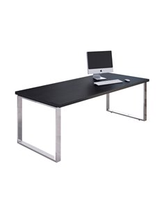 SCRIVANIA DIREZIONALE 210X90cm NERO VEN. - PRESTIGE METAL 902/M-8 ARTEXPORT SCRIVANIE E TAVOLI RIUNIONE