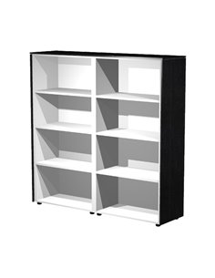 COPPIA MOBILI MEDIO-ALTI A GIORNO 162,8X43cm H158,2cm NERO VEN. - PRESTIGE 937C-8 ARTEXPORT ARMADI E MOBILI CONTENITORE