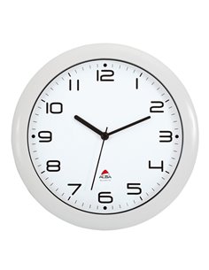 OROLOGIO DA PARETE HORNEW Ø30cm BIANCO Alba HORNEW-BC ALBA OROLOGI-BAROMETRI DA SCRIVANIA E DA PARETE