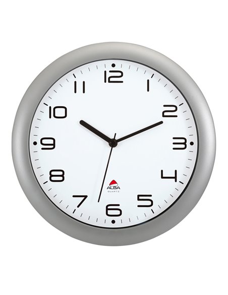 OROLOGIO DA PARETE HORNEW Ø30cm GRIGIO Metal Alba HORNEW-M ALBA OROLOGI-BAROMETRI DA SCRIVANIA E DA PARETE