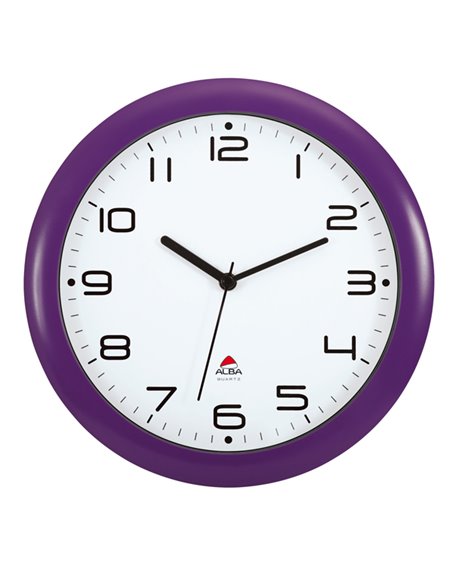 OROLOGIO DA PARETE HORNEW Ø30cm VIOLA Alba HORNEW-P ALBA OROLOGI-BAROMETRI DA SCRIVANIA E DA PARETE
