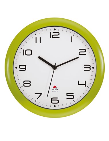 OROLOGIO DA PARETE HORNEW Ø30cm VERDE Alba HORNEW-V ALBA OROLOGI-BAROMETRI DA SCRIVANIA E DA PARETE