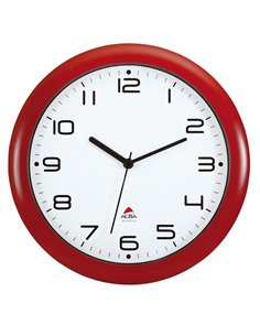 OROLOGIO DA PARETE HORNEW Ø30cm ROSSO Alba HORNEW-R ALBA OROLOGI-BAROMETRI DA SCRIVANIA E DA PARETE
