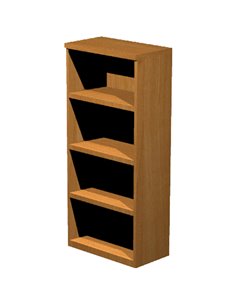 MOBILE ALTO A GIORNO 80X35cm H180cm NOCE CHIARO - EASY 038+039_4 ARTEXPORT ARMADI E MOBILI CONTENITORE