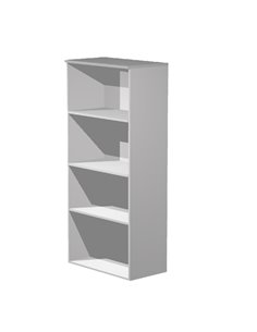 MOBILE ALTO A GIORNO 80X35cm H180cm GRIGIO - EASY 038+039 9-GRIGIO ARTEXPORT ARMADI E MOBILI CONTENITORE