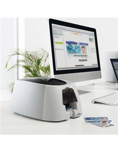 STAMPANTE TERMICA per Badge + Starter kit Duracard ID300 DURABLE 8910-00 DURABLE PORTABADGE E ACCESSORI