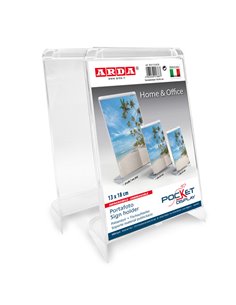 PORTADEPLIANT/FOTO 13x18cm CRISTALLO Arda 80V1318CR ARDA PORTADEPLIANT DA TAVOLO