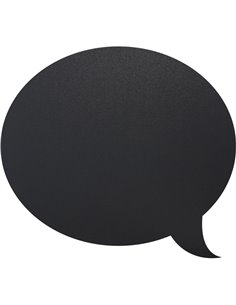 LAVAGNA DA PARETE 'FUMETTO' SILHOUETTE Securit FB-BUBBLE SECURIT LAVAGNE NERE