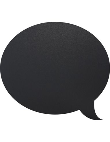 LAVAGNA DA PARETE 'FUMETTO' SILHOUETTE Securit FB-BUBBLE SECURIT LAVAGNE NERE