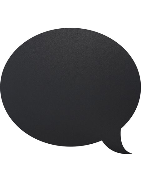 LAVAGNA DA PARETE 'FUMETTO' SILHOUETTE Securit FB-BUBBLE SECURIT LAVAGNE NERE