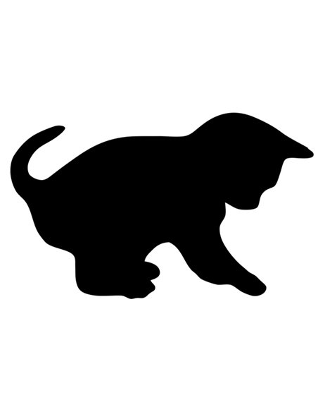 LAVAGNA DA PARETE 'GATTO' SILHOUETTE Securit FB-CAT SECURIT LAVAGNE NERE