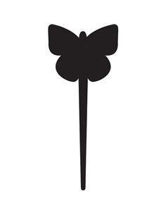 SET 5 Silhouette Tags 'FARFALLA' Securit TAG-BUTTERFLY-5
