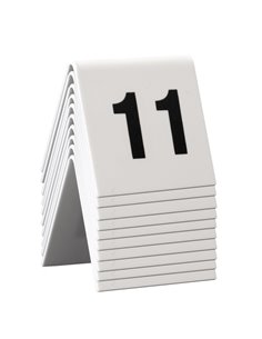 SET da 11 a 20 NUMERI PER I TAVOLI Securit TN-11-20-WT