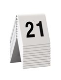 SET da 21 a 30 NUMERI PER I TAVOLI Securit TN-21-30-WT