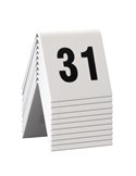 SET da 31 a 40 NUMERI PER I TAVOLI Securit TN-31-40-WT