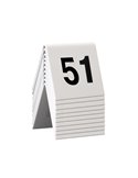SET da 51 a 60 NUMERI PER I TAVOLI Securit TN-51-60-WT