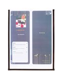 Set 3 Porta Menu' Crystal BR1 SINGOLO (per 2 FOGLI A4) MC3-CYA4-BR1