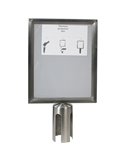 DISPLAY A4 per COLONNINA Securit RS-SIGN-A4-PS