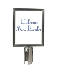 DISPLAY A4 per COLONNINA Securit RS-SIGN-A4-PS SECURIT COLONNINE SEGNAPERCORSO E ACCESSORI 2