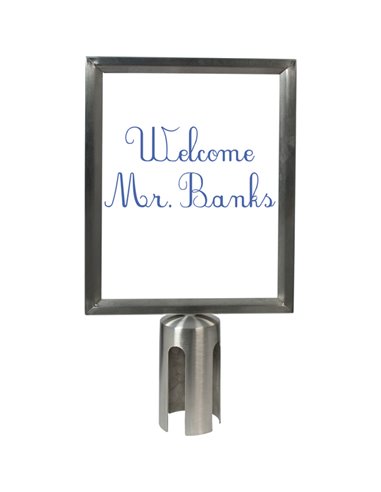DISPLAY A4 per COLONNINA Securit RS-SIGN-A4-PS SECURIT COLONNINE SEGNAPERCORSO E ACCESSORI