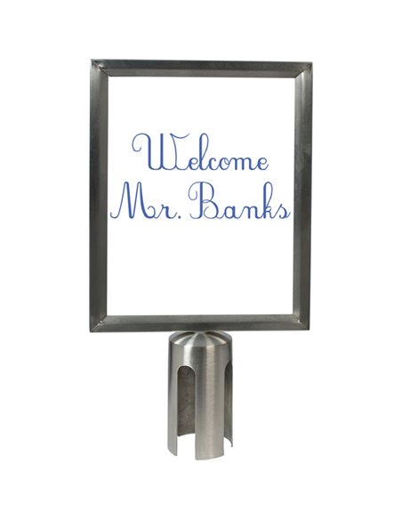 DISPLAY A4 per COLONNINA Securit RS-SIGN-A4-PS SECURIT COLONNINE SEGNAPERCORSO E ACCESSORI