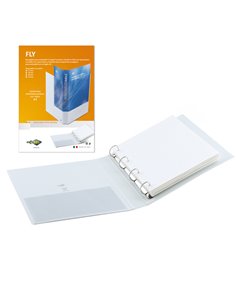 Raccoglitore FLY 65 A4 4Q 22x30cm personalizzabile bianco SEI ROTA 36657501 SEI ROTA RACCOGLITORI PERSONALIZZABILI