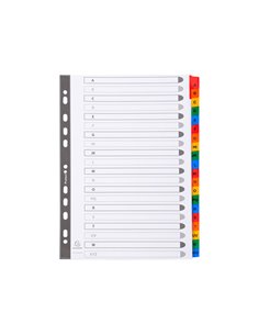 SEPARATORE Alfabetico A-Z/A4 in CARTONCINO 160gr Exacompta 1111E EXACOMPTA DIVISORI-SEPARATORI CON TASTI STAMPATI 2