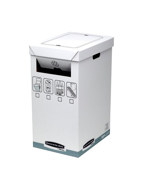 CESTINO per RICICLO 90Lt Bankers Box System 0193201 BANKERS BOX CESTINI GETTACARTE