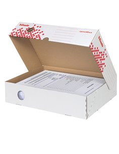 Scatola archivio SPEEDBOX dorso 80mm 35x25x8cm apertura totale ESSELTE 623910 ESSELTE SCATOLE ARCHIVIO IN CARTONE