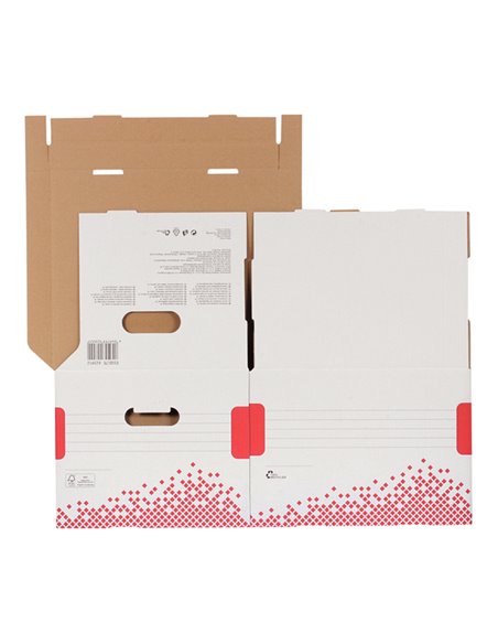 Scatola archivio SPEEDBOX dorso 80mm 35x25x8cm apertura totale ESSELTE 623910 ESSELTE SCATOLE ARCHIVIO IN CARTONE