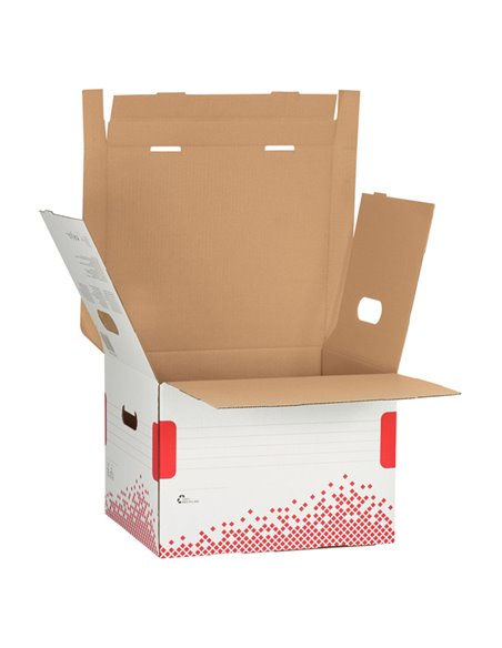 Scatola archivio SPEEDBOX dorso 80mm 35x25x8cm apertura totale ESSELTE 623910 ESSELTE SCATOLE ARCHIVIO IN CARTONE